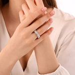 Load image into Gallery viewer, 3.94 Karat Full Eternity Diamond Ring