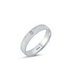 Load image into Gallery viewer, 14ct 4mm White Gold Stone Set Wedding Ring