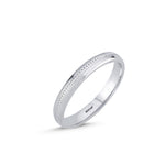 Load image into Gallery viewer, 14ct 3mm White Gold Stone Set Wedding Ring