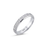 Load image into Gallery viewer, 14ct 4mm White Gold Stone Set Wedding Ring