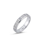 Load image into Gallery viewer, 14ct 4mm White Gold Stone Set Wedding Ring