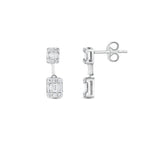 Load image into Gallery viewer, 0.39 Karat Diamond Earrings