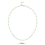 Load image into Gallery viewer, 14ct Yesil Colour Design Gold Necklace