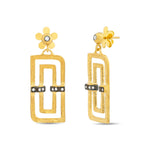 Load image into Gallery viewer, 14ct Gold Meander Earrings