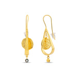 Load image into Gallery viewer, 14ct Gold Kosma Earrings - Zumrut Rengi Dogal Tas
