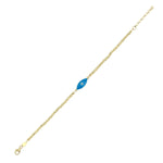 Load image into Gallery viewer, 14ct Eye Design Dorika Gold Bracelet