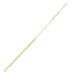 Load image into Gallery viewer, 14ct Paperclip Dorika Design Gold Bracelet
