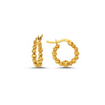 Load image into Gallery viewer, 14ct Dorika Hoop Gold Earrings