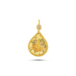 Load image into Gallery viewer, 14ct Dorika Tughra Gold Pendant (Chain Not Included)