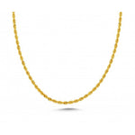 Load image into Gallery viewer, 14ct Rope Gold Chain Necklace