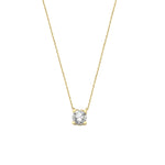 Load image into Gallery viewer, 14ct Solitaire Gold Necklace