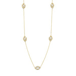 Load image into Gallery viewer, 14ct Cicek Design Chain Gold Necklace