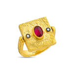Load image into Gallery viewer, 14ct Gold Dualia Ring