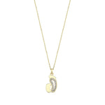 Load image into Gallery viewer, 14ct Anne Cocuk Ayak Izi Design Gold Necklace