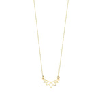 Load image into Gallery viewer, 14ct Lotus Design Gold Necklace
