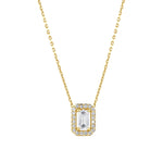 Load image into Gallery viewer, Yellow Gold Baguette Necklace