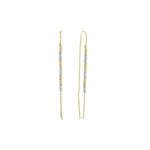 Load image into Gallery viewer, 14ct Drop Dorika Design Gold Earrings