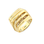 Load image into Gallery viewer, 14ct Nocca Design Gold Ring