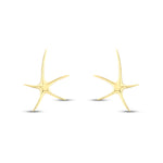 Load image into Gallery viewer, 14ct Starfish Design Gold Earrings