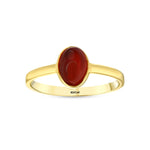 Load image into Gallery viewer, 14ct Colour Stone Set Oval Design Gold Ring