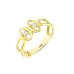 Load image into Gallery viewer, 14ct Iki Goz Design Gold Ring