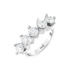 Load image into Gallery viewer, 2.33 Karat EF SI Diamond Five Stone Ring
