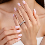 Load image into Gallery viewer, 3.79 Karat FG SI Full Eternity Diamond Ring