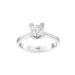Load image into Gallery viewer, 0.71 Karat FG SI Diamond Solitaire Ring