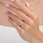 Load image into Gallery viewer, 0.91 Karat EF SI Diamond Solitaire Ring