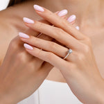 Load image into Gallery viewer, 0.61 Karat EF SI Diamond Solitaire Ring