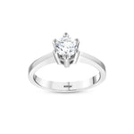 Load image into Gallery viewer, 0.61 Karat EF SI Diamond Solitaire Ring