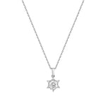 Load image into Gallery viewer, White Gold Lotus Necklace