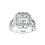 Load image into Gallery viewer, 0.73 Karat FG SI Diamond Baguette Ring
