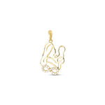 Load image into Gallery viewer, 14ct Stone Set Infinity Anne Cocuk Design Gold Pendant (Chain Not Included)