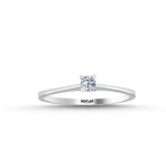Load image into Gallery viewer, 0.10 Karat GH SI Solitaire Diamond Ring