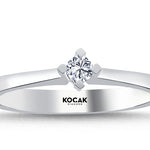 Load image into Gallery viewer, 0.10 Karat GH SI Solitaire Diamond Ring