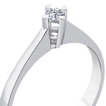 Load image into Gallery viewer, 0.10 Karat GH SI Solitaire Diamond Ring