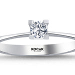 Load image into Gallery viewer, 0.10 Karat GH SI Solitaire Diamond Ring