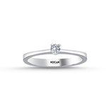 Load image into Gallery viewer, 0.10 Karat GH SI Solitaire Diamond Ring