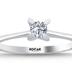 Load image into Gallery viewer, 0.20 Karat GH SI Solitaire Diamond Ring