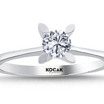 Load image into Gallery viewer, 0.39 Karat GH SI Diamond Solitaire Ring