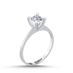 Load image into Gallery viewer, 0.50 Karat GH SI Solitaire Diamond Ring