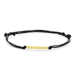 Load image into Gallery viewer, 14ct Forever Dorika Gold Siyah Cord Bracelet