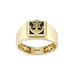 Load image into Gallery viewer, 14ct Çapa Design Gold Men's Ring