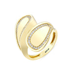 Load image into Gallery viewer, 14ct Sweat Design Gold Ring