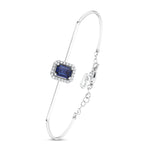 Load image into Gallery viewer, 0.92 Karat Sapphire Diamond Bracelet