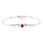 Load image into Gallery viewer, 0.77 Karat Ruby Diamond Bracelet