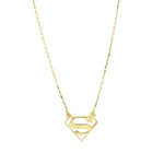 Load image into Gallery viewer, 14ct Superman Design Gold Necklace