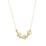 Load image into Gallery viewer, 14ct Uc Colour Dorika Design Gold Necklace