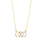 Load image into Gallery viewer, 14ct Uc Colour Isilitili Design Gold Necklace
